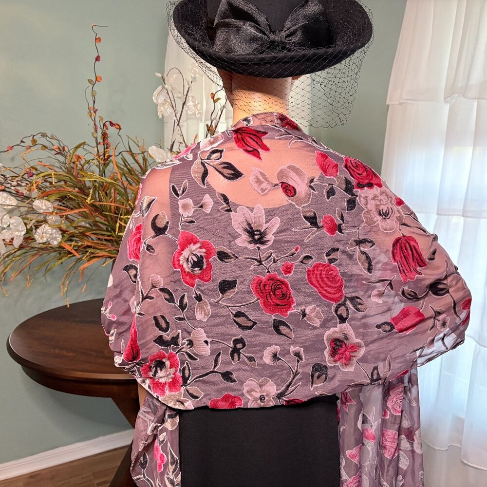 Vintage Tango Shawl / Scarf – Circa Late 1990s–Early 2000s - Picture 2 of 4